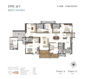 Rajapushpa Aurelia Floor Plan10