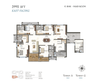 Rajapushpa Aurelia Floor Plan11