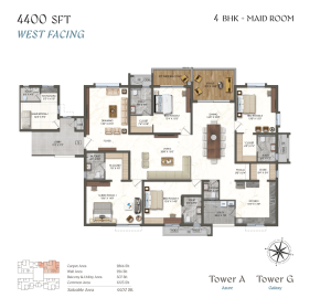 Rajapushpa Aurelia Floor Plan8