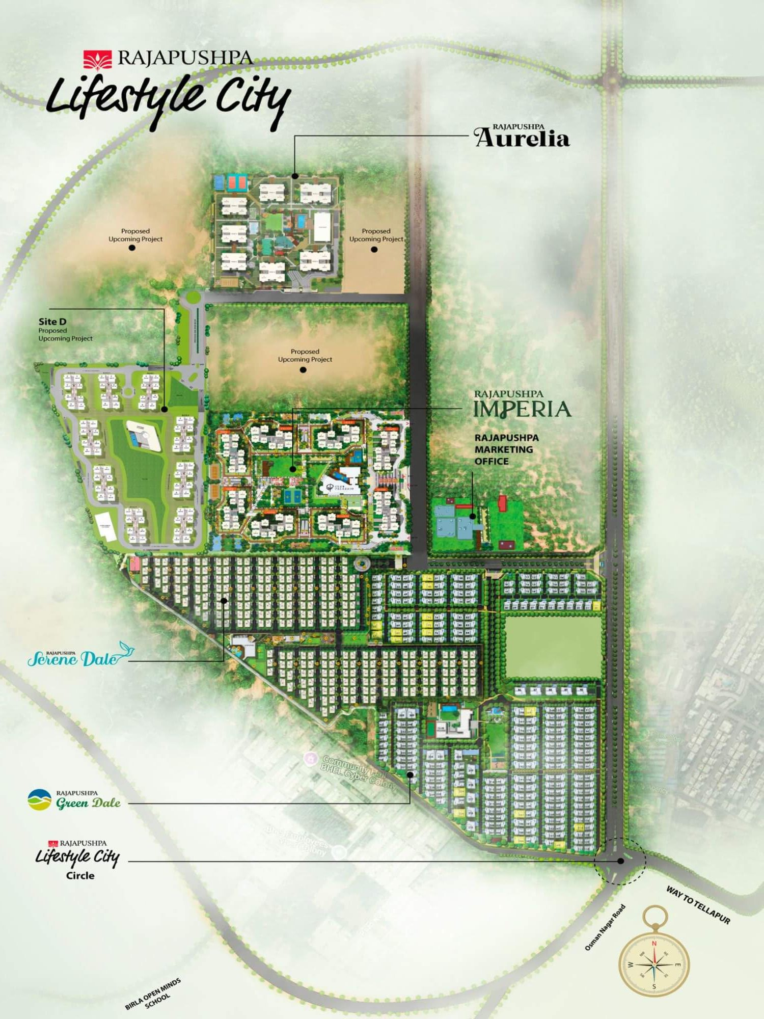 Rajapushpa Lifestyle City Master Plan